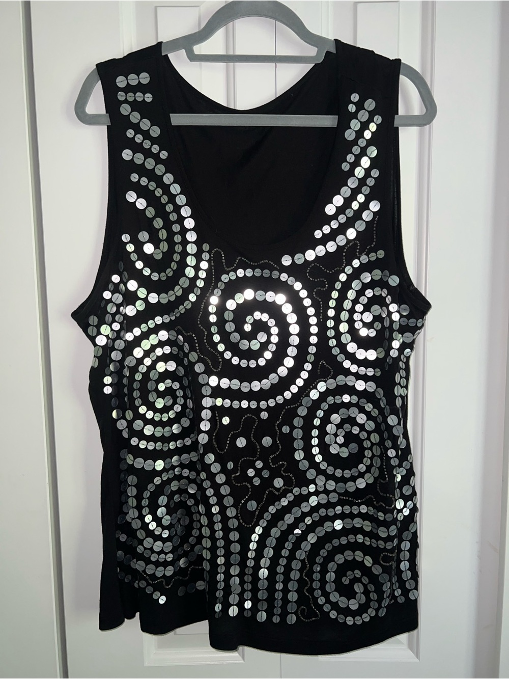 Unbranded 2x sequin tank top